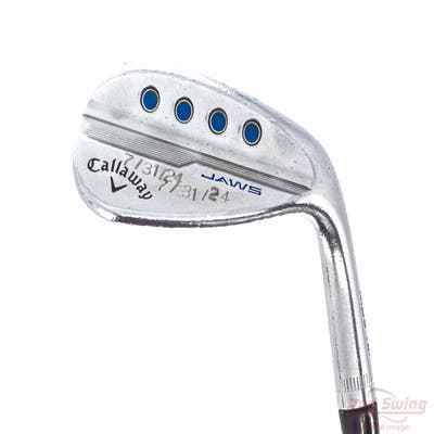 Callaway Jaws MD5 Platinum Chrome Wedge Sand SW 56° 10 Deg Bounce S Grind Dynamic Gold Tour Issue S200 Steel Stiff Right Handed 35.25in