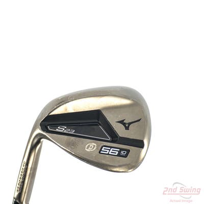 Mizuno S23 Copper Cobalt Wedge Sand SW 56° 10 Deg Bounce D Grind FST KBS Hi-Rev 2.0 Steel Wedge Flex Left Handed 35.5in