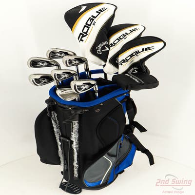 Complete Set of Men's Callaway Cobra Adams Odyssey Golf Clubs + NEW Datrek Stand Bag