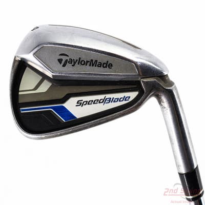 TaylorMade Speedblade Single Iron 4 Iron Stock Steel Shaft Steel Stiff Right Handed 39.25in