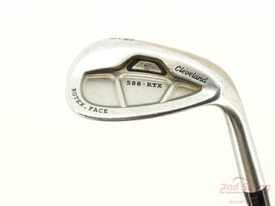 Cleveland 588 RTX CB Satin Chrome Wedge Lob LW 58° 12 Deg Bounce True Temper Dynamic Gold Steel Wedge Flex Right Handed 35.5in