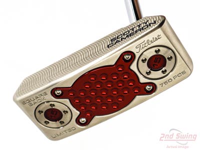Mint Titleist Scotty Cameron 2014 Select Squareback Putter Steel Right Handed 34.0in w/ Headcover