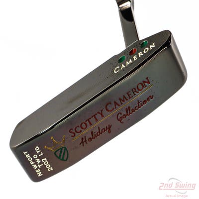 Mint Titleist Scotty Cameron 2002 Holiday Newport 2 Putter Steel Right Handed 35.0in w/ Headcover
