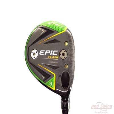Callaway EPIC Flash Sub Zero Fairway Wood 3 Wood 3W 15° Project X EvenFlow Green 55 Graphite Stiff Right Handed 43.25in
