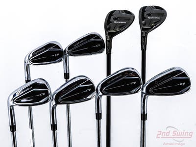 Mint TaylorMade Qi Iron Set 4H 5H 6-PW GW FST KBS MAX 85 MT Steel Regular Left Handed STD