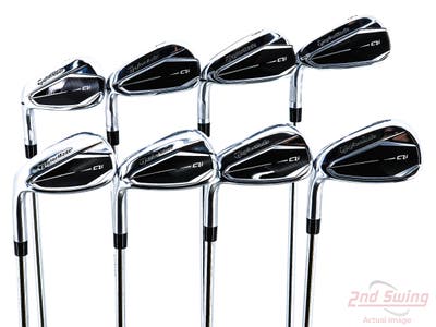 Mint TaylorMade Qi Iron Set 5-PW GW SW FST KBS MAX 85 MT Steel Stiff Left Handed STD