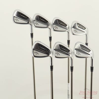 Callaway Apex Ai300 Iron Set 5-PW AW UST Mamiya Recoil ESX 460 F3 Graphite Regular Right Handed +1/4"