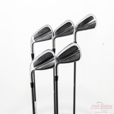 Mint Titleist 2025 T350 Iron Set 5-9 Iron Mitsubishi Tensei Red AM2 Graphite Senior Left Handed +1/2"