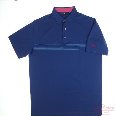 New W/ Logo Mens Footjoy Polo X-Large XL Blue MSRP $90 29980