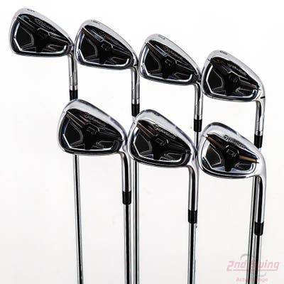 Mint TaylorMade Qi Max Iron Set 5-PW AW FST KBS MAX 85 MT Steel Stiff Right Handed STD