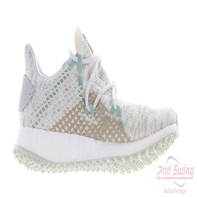 New Womens Golf Shoe Adidas Crossknit DPR Medium 7 White/Green MSRP $130 EF0463