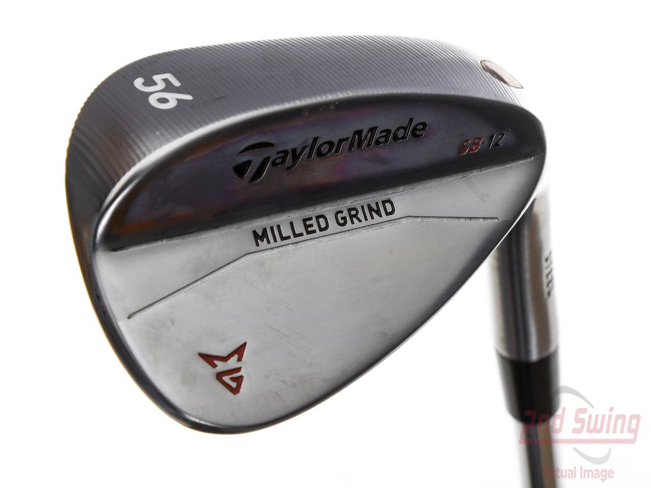 Mint TaylorMade MG1 Milled Grind Satin Chrome Wedge Sand SW 56° 12 Deg Bounce True Temper Dynamic Gold Steel Wedge Flex Right Handed 35.25in