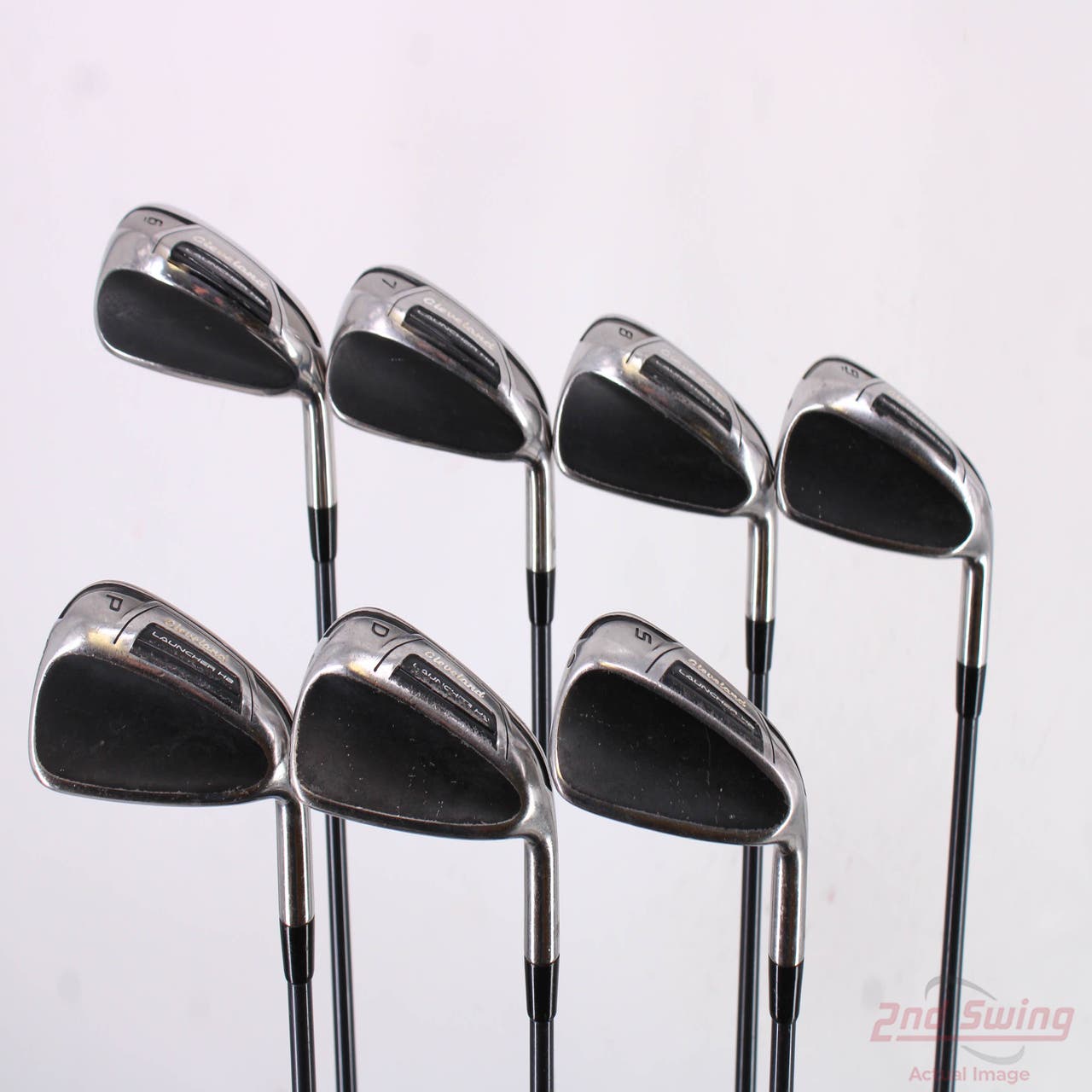 Cleveland Launcher HB Iron Set 6PW GW SW Miyazaki C. Kua Graphite Regular Right Handed 39.0in
