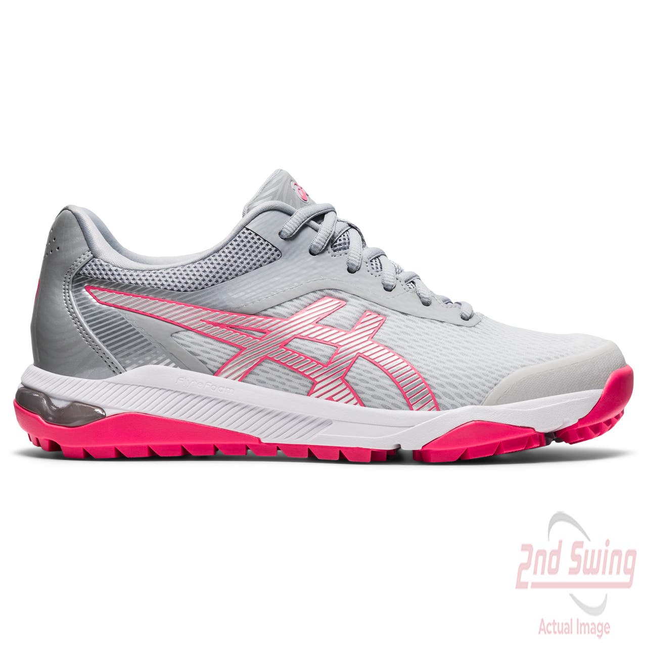 New Womens Golf Shoe Asics GEL Course ACe Medium 7 Glacial Grey/Pink Cameo MSRP $150