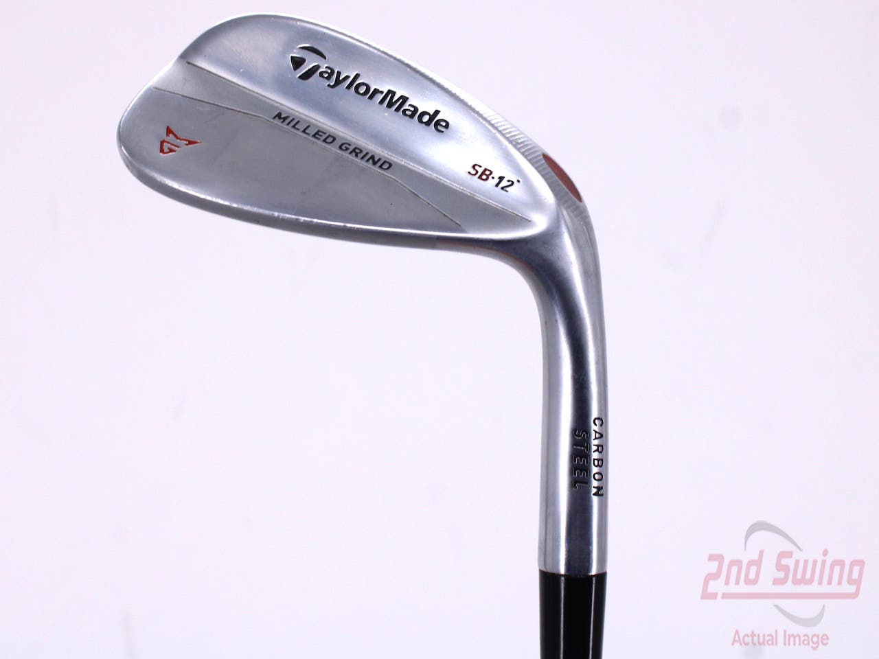 TaylorMade Milled Grind Satin Chrome Wedge Sand SW 56° 12 Deg Bounce True Temper Dynamic Gold Steel Wedge Flex Right Handed 34.75in