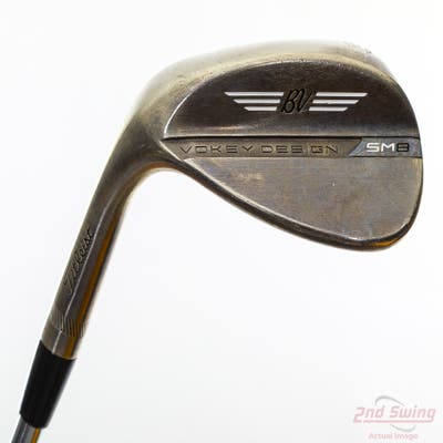 Titleist Vokey SM8 Brushed Steel Wedge Lob LW 58° 14 Deg Bounce K Grind True Temper Dynamic Gold S200 Steel Wedge Flex Left Handed 35.25in