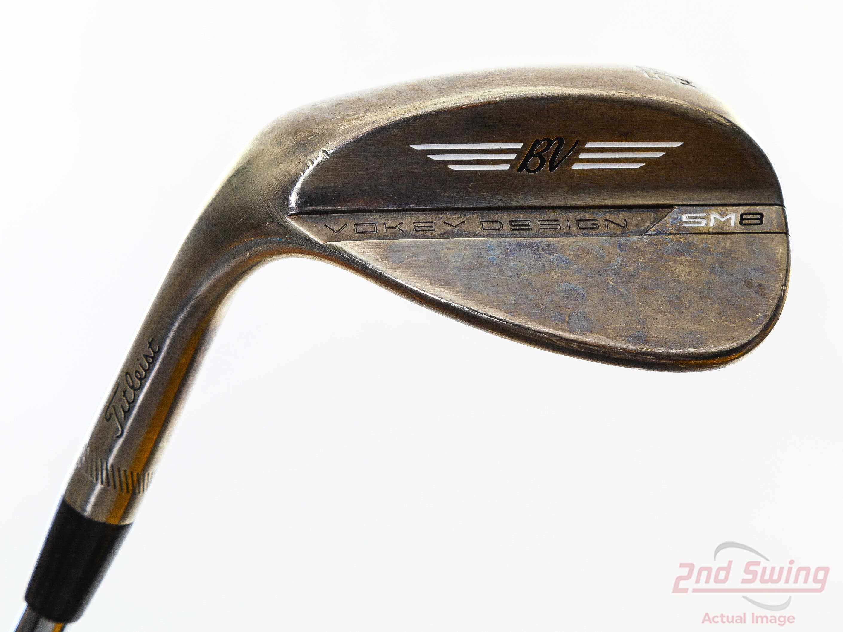 Titleist Vokey SM8 Brushed Steel Wedge (D-22222286239) | 2nd Swing