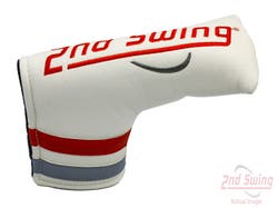 2nd Swing Blade Putter Headcover White