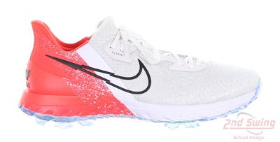 New Mens Golf Shoe Nike Air Zoom Infinity Tour 9 White/Red MSRP $160 CT0540 124