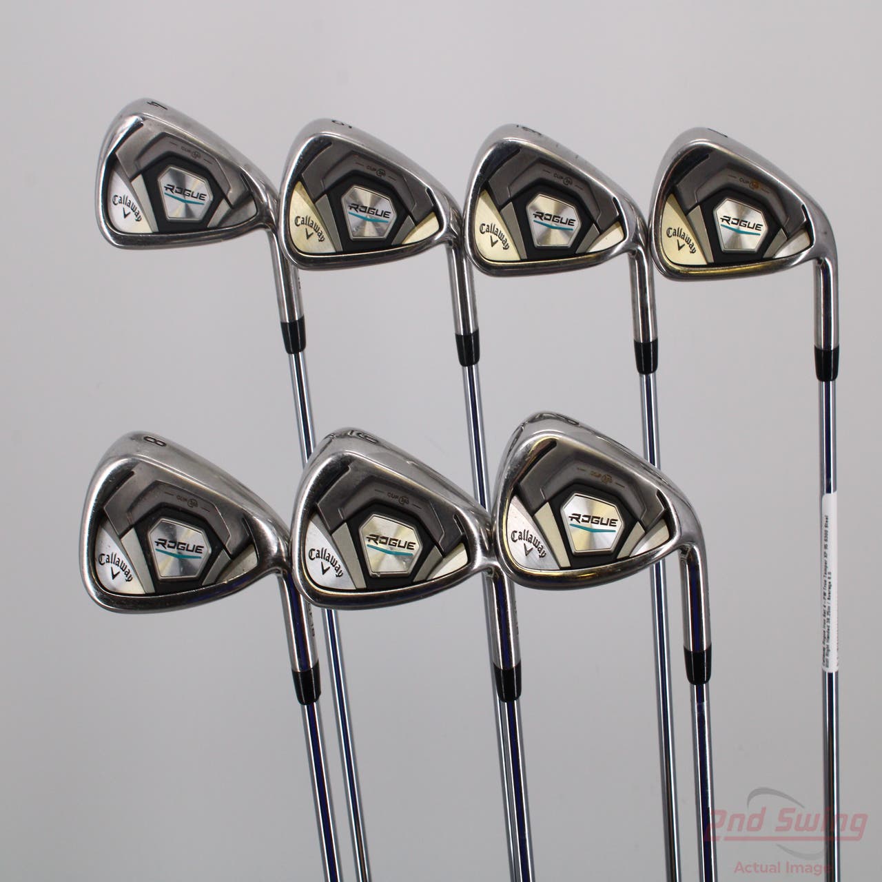 Callaway Rogue Iron Set 4PW True Temper XP 95 S300 Steel Stiff Right Handed 38.25in (D