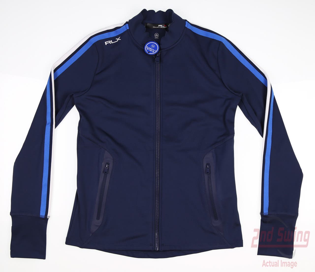 New Womens Ralph Lauren RLX Golf Jacket Small S Navy Blue MSRP $168