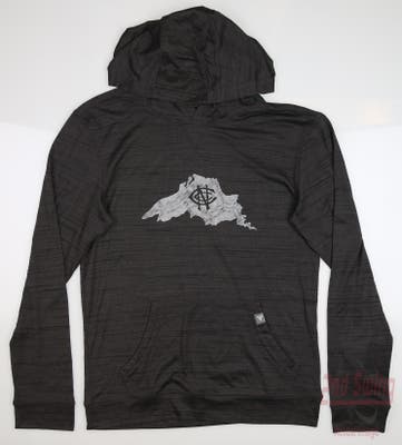 New W/ Logo Mens Level Wear Anchor Hoodie Small S Gray MSRP $50