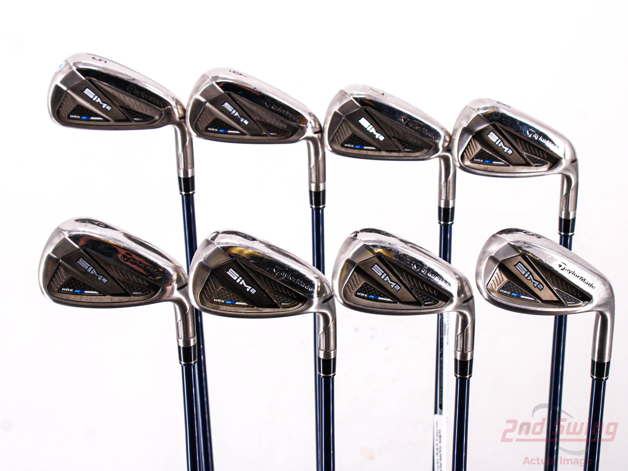 TaylorMade SIM2 MAX Iron Set (D22329128218) 2nd Swing Golf