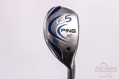 Ping G5 Hybrid 4 Hybrid 22° Ping TFC 100H Graphite Regular Right Handed 39.0in