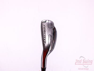 Adams Idea A12 OS Single Iron Pitching Wedge PW Stock Steel Shaft Steel Regular Left Handed 37.0in