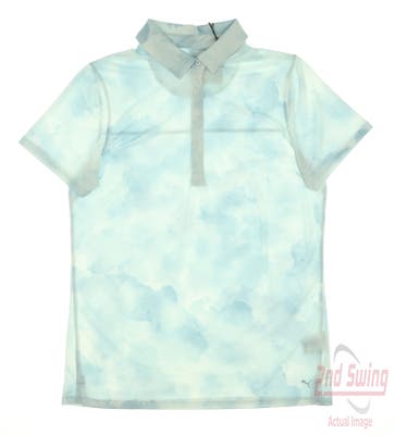 New Womens Puma MATTR Cloudy Polo Small S Lucite MSRP $65