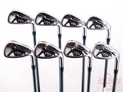 Callaway Apex 21 Iron Set 4-PW GW UST Mamiya Recoil 75 F4 Graphite Stiff Right Handed 38.0in