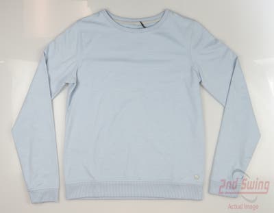 New Womens Puma Cloudspun Long Sleeve Crew Neck Small S Lucite MSRP $70