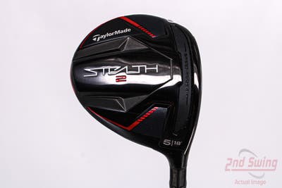 Mint TaylorMade Stealth 2 Fairway Wood 5 Wood 5W 18° Fujikura Ventus Red TR 6 Graphite Stiff Right Handed 42.25in
