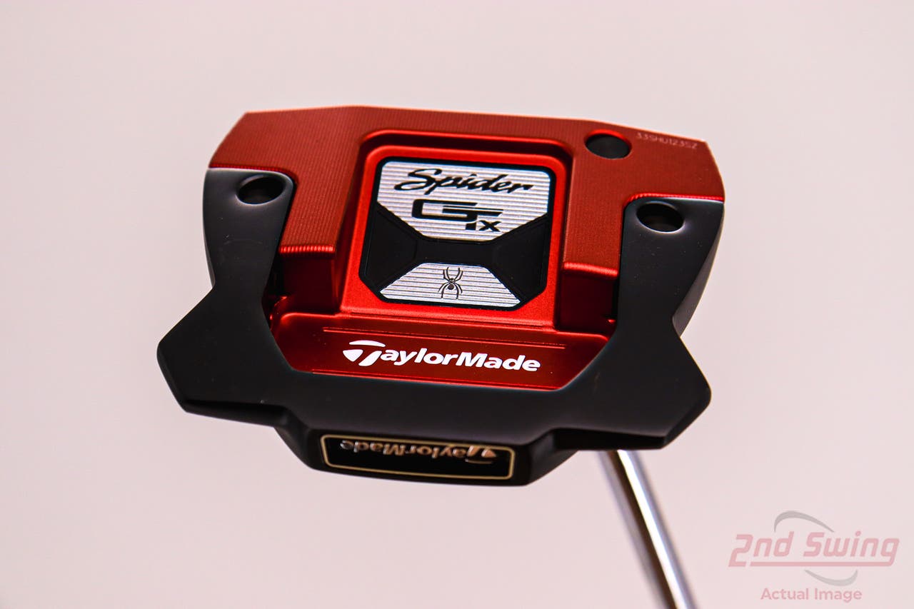 Mint TaylorMade Spider GTx Red Single Bend Putter Steel Right Handed 35.0in