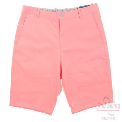 New Mens Puma Golf Shorts 32 Flamingo Pink MSRP $70