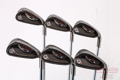 Ping G10 Iron Set 4-9 Iron Ping AWT Steel Stiff Right Handed Black Dot 38.75in