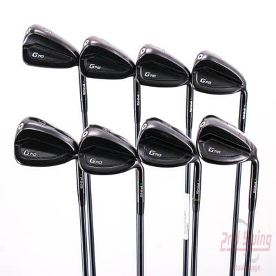 Ping G710 Iron Set 5-PW GW SW ALTA CB Red Graphite Senior Right Handed Green Dot 39.25in