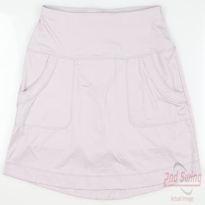 New Womens Lucky In Love Golf Skort Small S Clay Gray MSRP $94