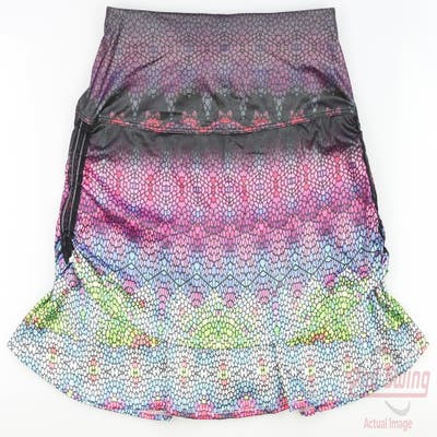 New Womens Lucky In Love Golf Skort X-Small XS Multi MSRP $104