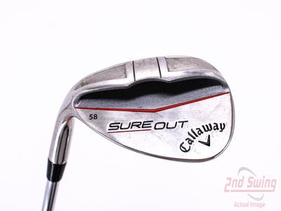 Callaway Sure Out Wedge Lob LW 58° FST KBS Tour 90 Steel Stiff Right Handed 34.5in