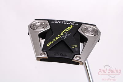 Mint Titleist Scotty Cameron Phantom X 7.5 Putter Steel Right Handed 33.0in