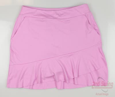 New Womens Greg Norman Golf Skort Large L Pink MSRP $85