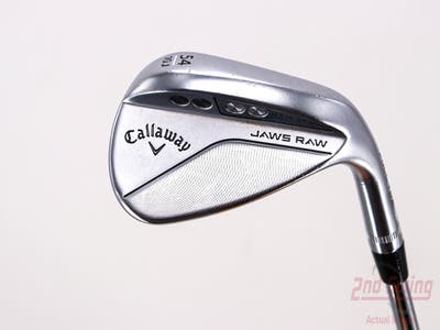 Callaway Jaws Raw Full Toe Chrome Wedge Sand SW 54° 10 Deg Bounce J Grind Nippon NS Pro Zelos 8 Steel Regular Right Handed 35.25in