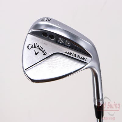 Callaway Jaws Raw Full Toe Chrome Wedge Sand SW 56° 10 Deg Bounce J Grind Dynamic Gold Spinner TI Steel Wedge Flex Right Handed 35.25in