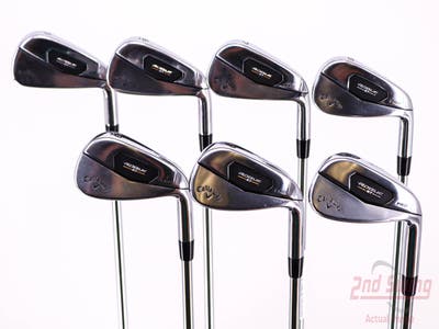 Callaway Rogue ST Pro Iron Set 5-PW GW Project X RIFLE 105 Flighted Steel Regular Right Handed 37.0in