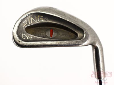 Ping Eye Single Iron Pitching Wedge PW Stock Steel Shaft Steel Stiff Right Handed Red dot 36.75in