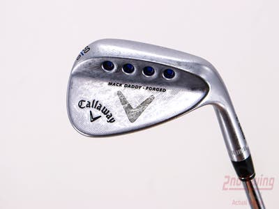 Callaway Mack Daddy Forged Chrome Wedge Gap GW 50° 10 Deg Bounce Dynamic Gold Tour Issue S200 Steel Stiff Right Handed 35.5in