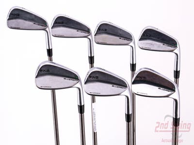 Ping Blueprint Iron Set 4-PW Aerotech SteelFiber i110cw Graphite Stiff Right Handed Green Dot 38.5in