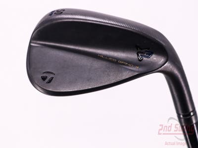 TaylorMade Milled Grind 3 Raw Black Wedge Gap GW 50° 9 Deg Bounce Dynamic Gold Tour Issue S200 Steel Stiff Right Handed 35.25in