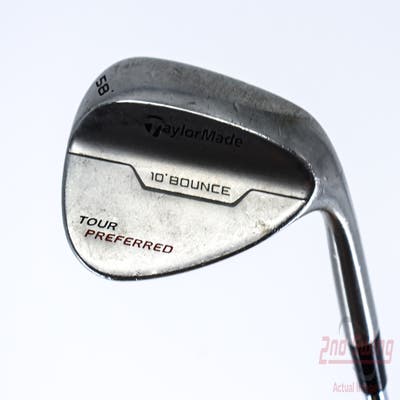 TaylorMade 2014 Tour Preferred Bounce Wedge Lob LW 58° 10 Deg Bounce FST KBS Tour-V Wedge Steel Wedge Flex Right Handed 35.5in